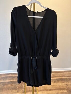 Marciano Black Sleeveless Top with Subtle Sheen